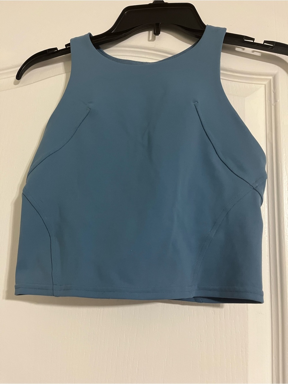 lululemon athletica High-Neck Cropped Tank in Dusty Blue Sise M “Like New”
